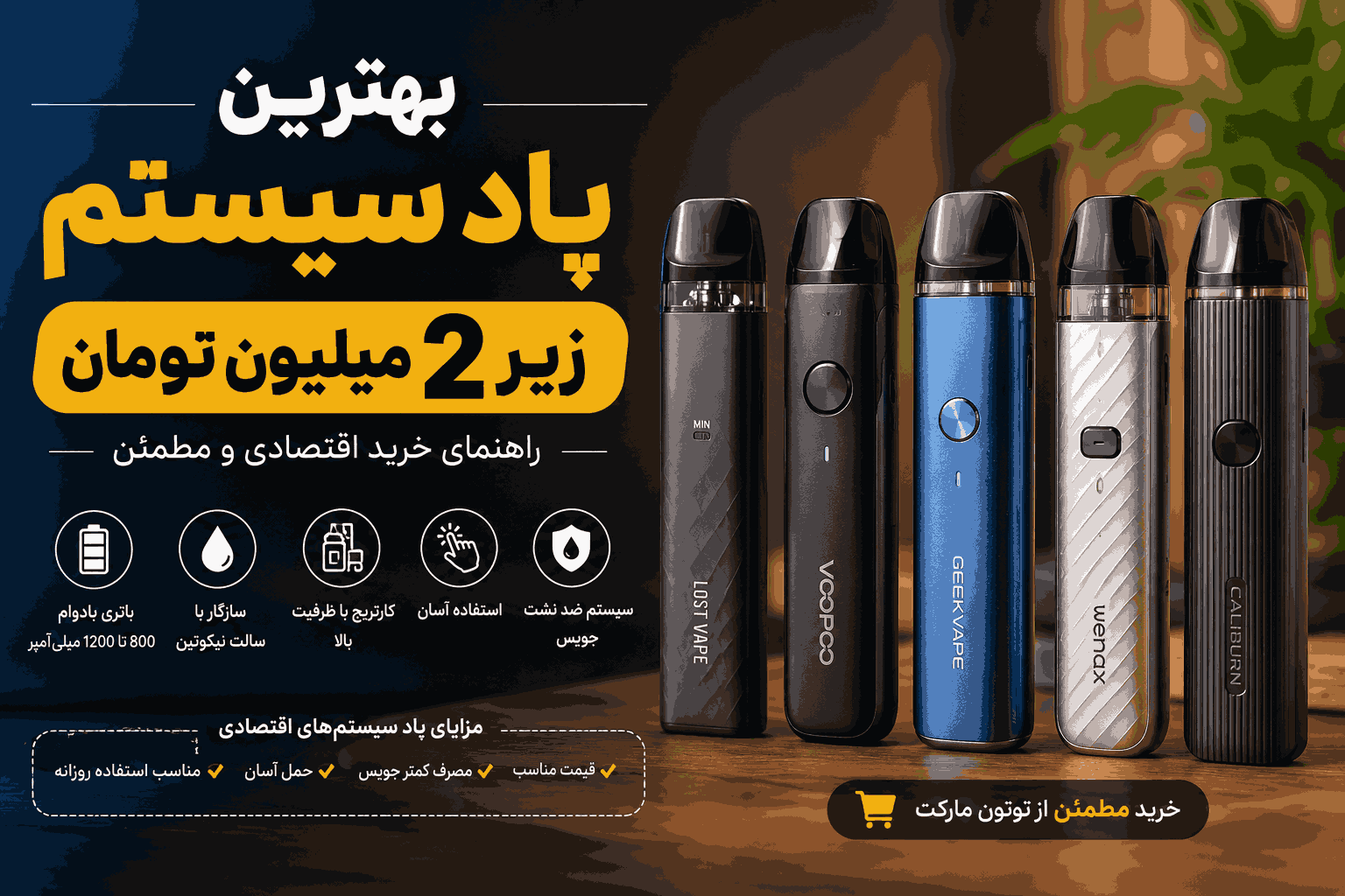 راهنمای خرید بهترین پاد سیستم اقتصادی
