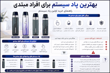 بهترین پاد سیستم برای افراد مبتدی | راهنمای خرید اولین پاد سیستم